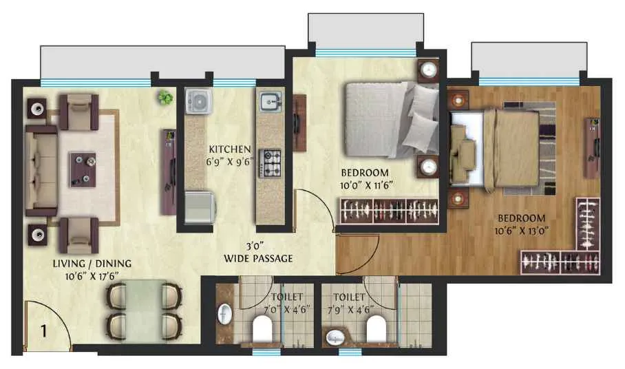 3 BHK Deluxe